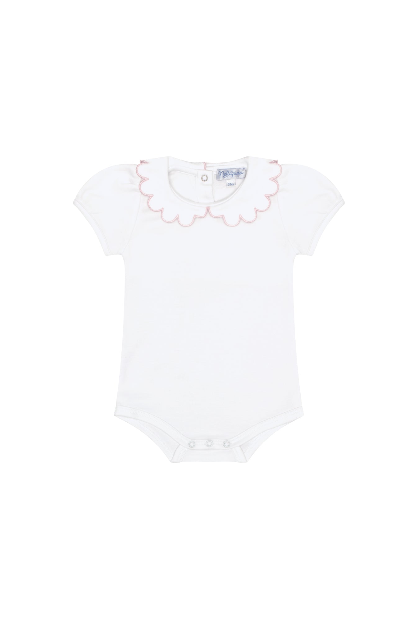 Nella Scallops Short Sleeve Onesie