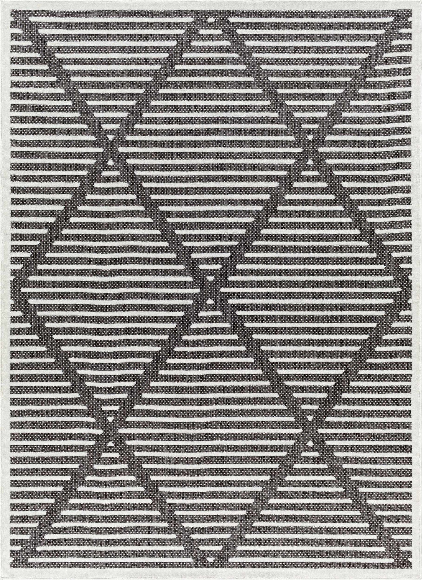 Anah Black Outdoor Rug