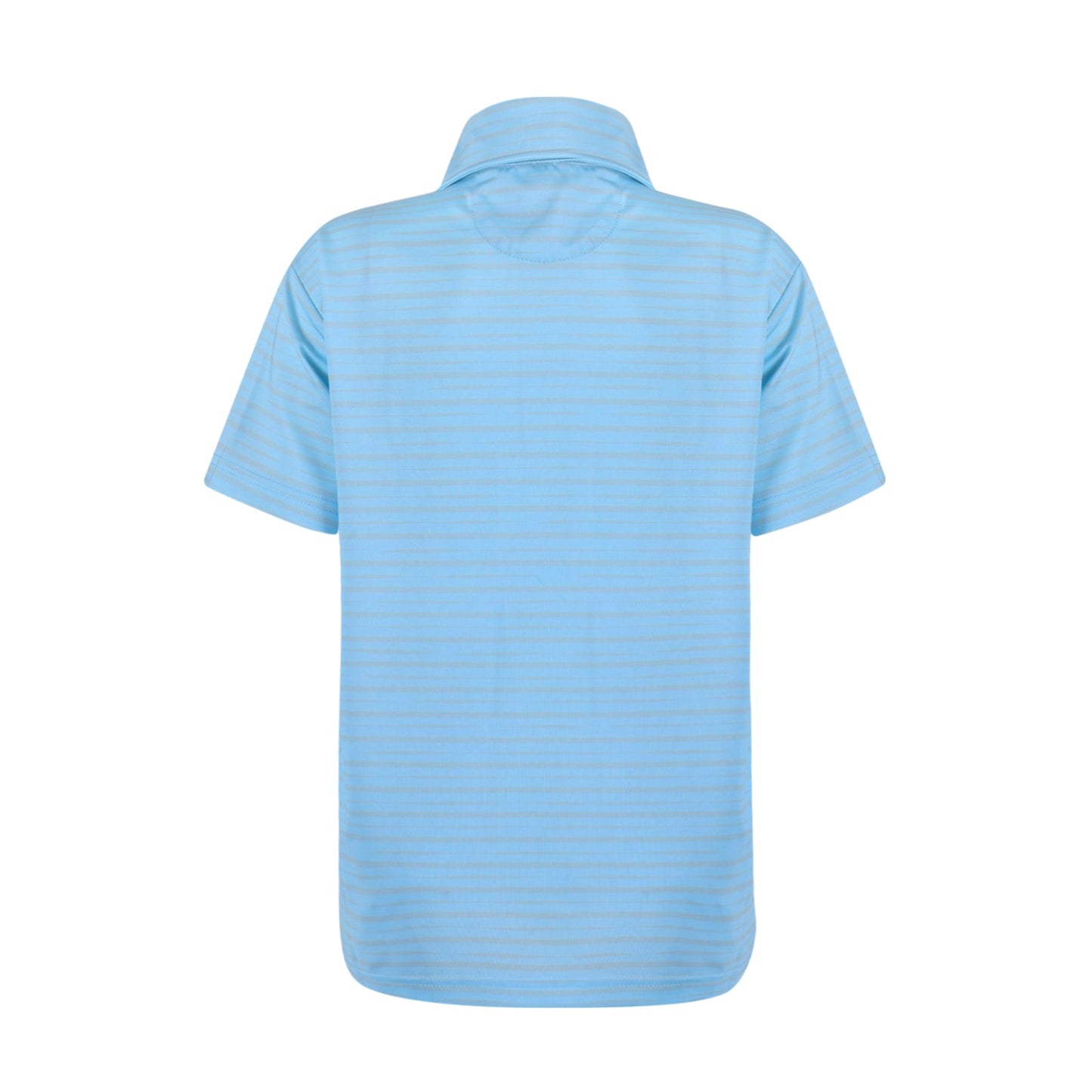 Walker Boys Golf & Tennis Performance Polo -Sonoma Stripe Glacial Blue