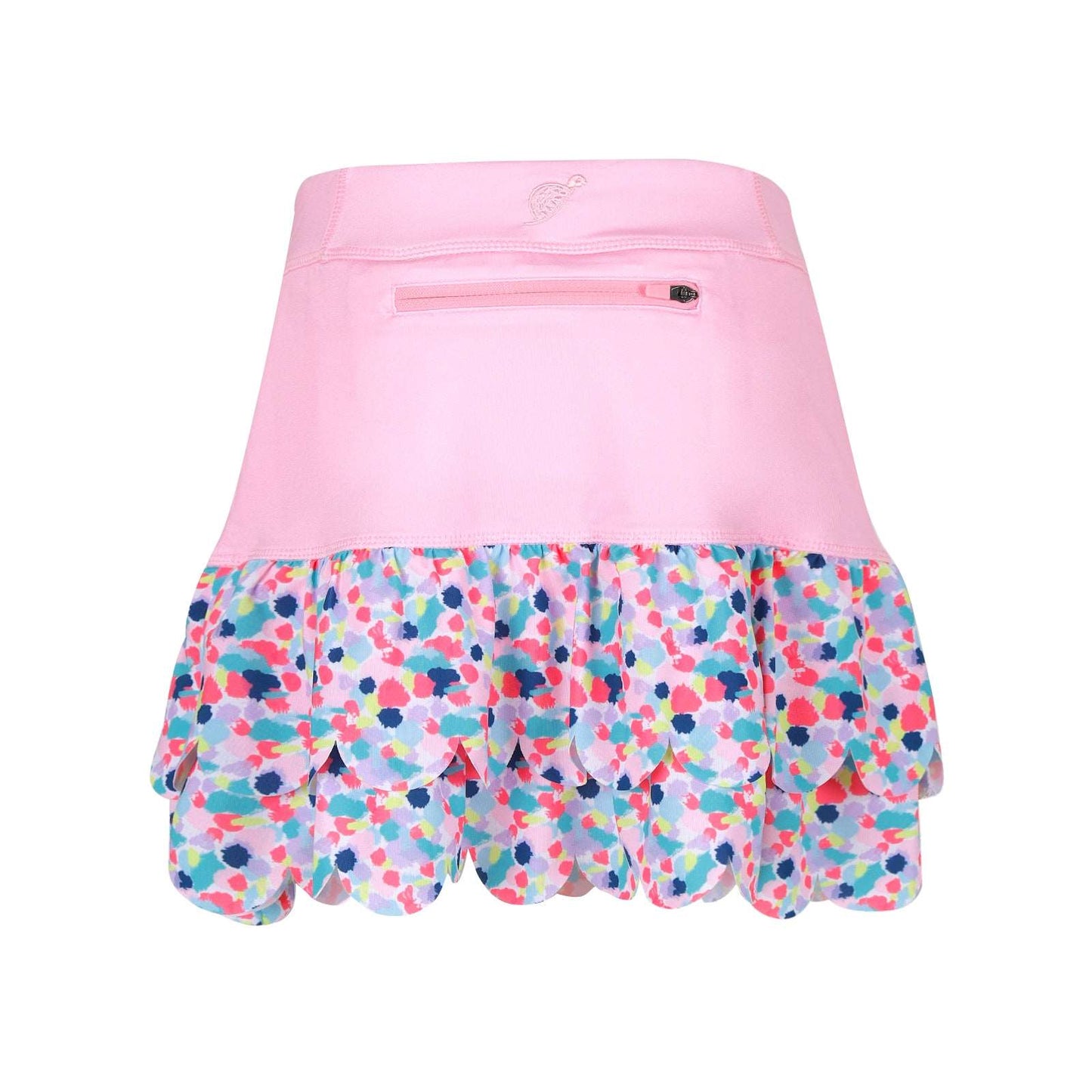 Girls Sophia Layered Hem Golf & Tennis Skort  -Stroke of Genius Multi
