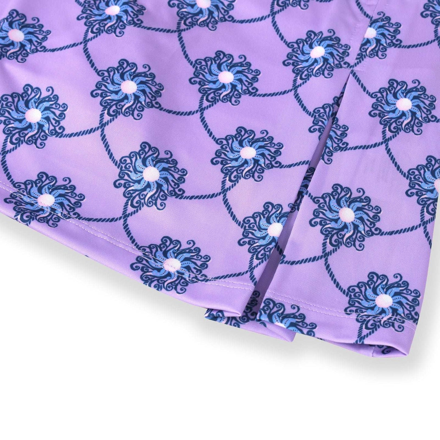 Girls Steffi Layered Hem Skort  -Del Mar Lavender