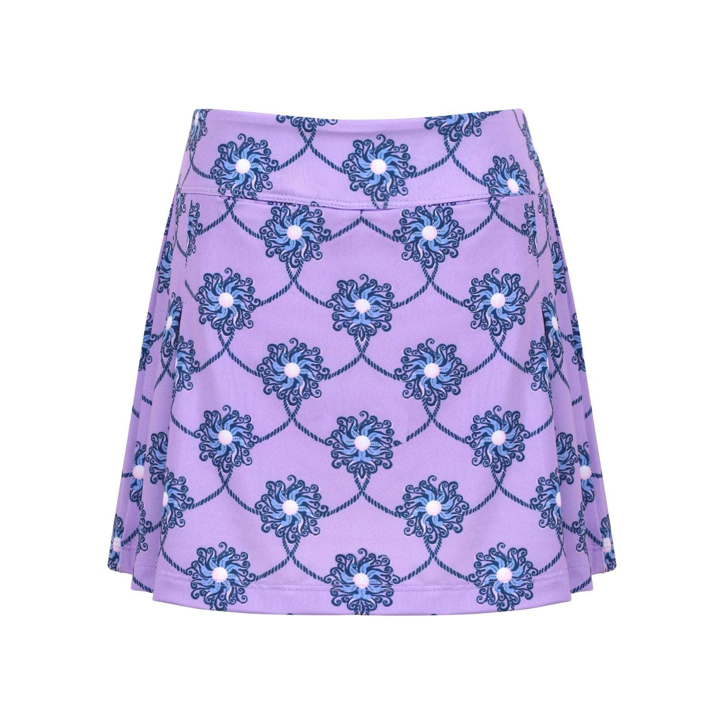 Girls Steffi Layered Hem Skort  -Del Mar Lavender