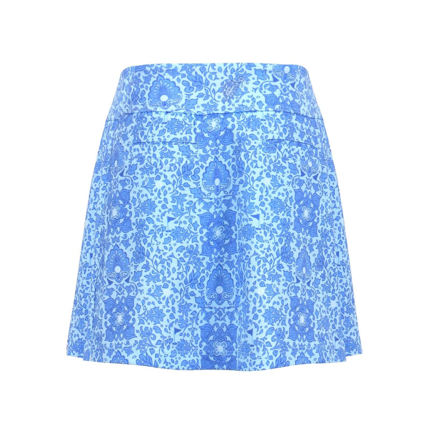 Girls Steffi Layered Hem Skort  -Riviera Glacial Blue