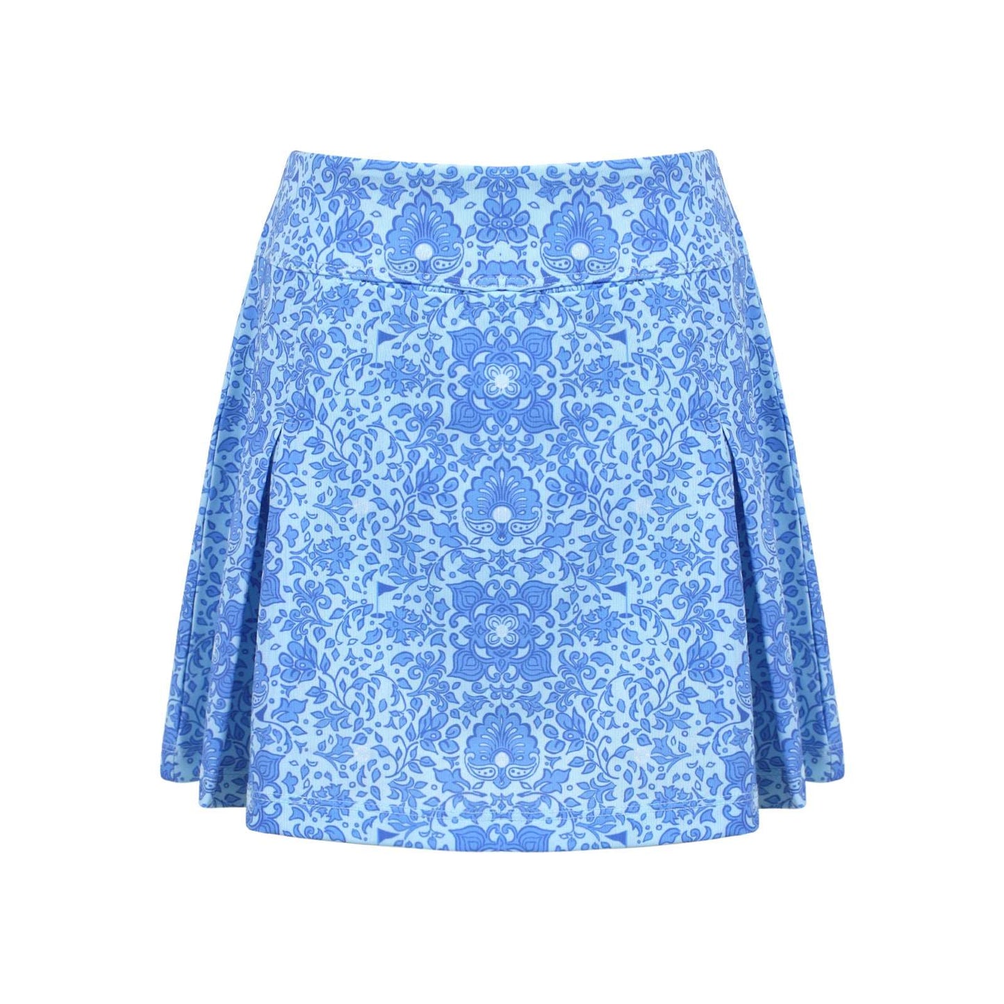 Girls Steffi Layered Hem Skort  -Riviera Glacial Blue
