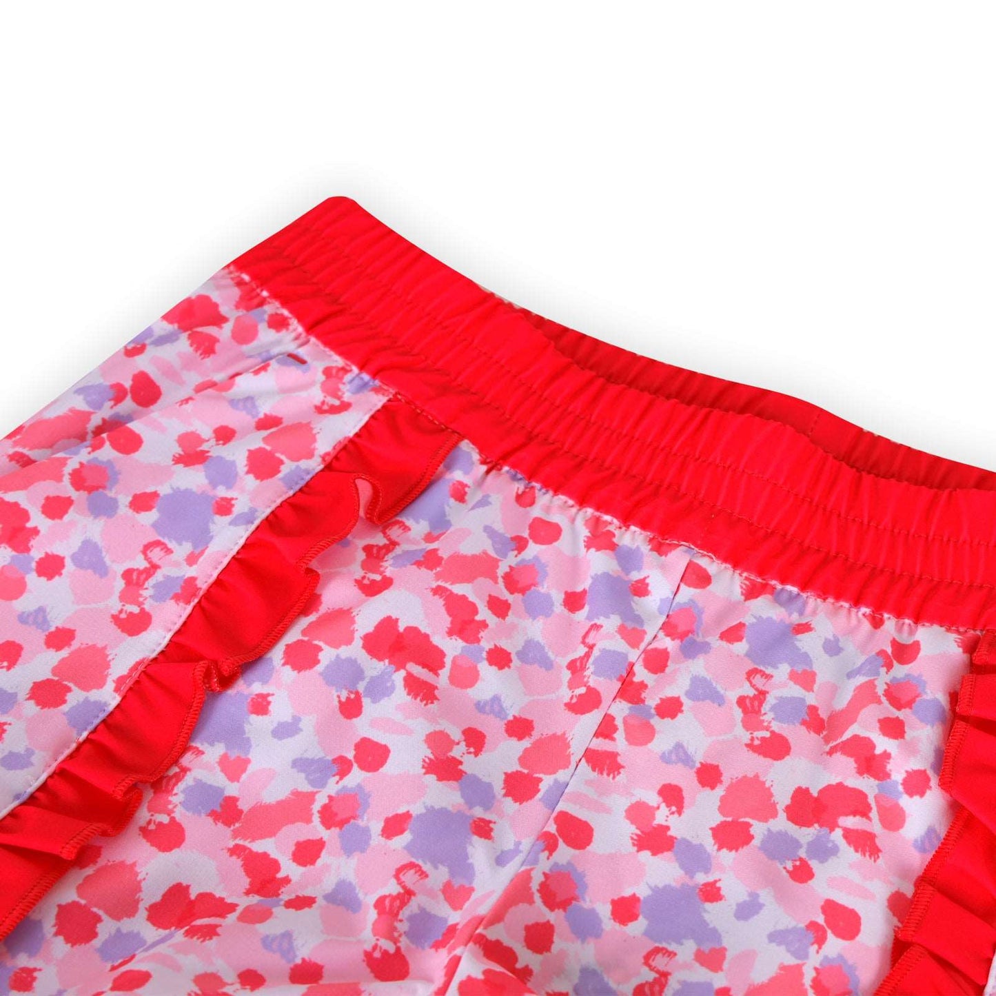 Girls Sutton Ruffle Trim Woven Golf & Tennis Shorts  -Stroke of Genius Blush