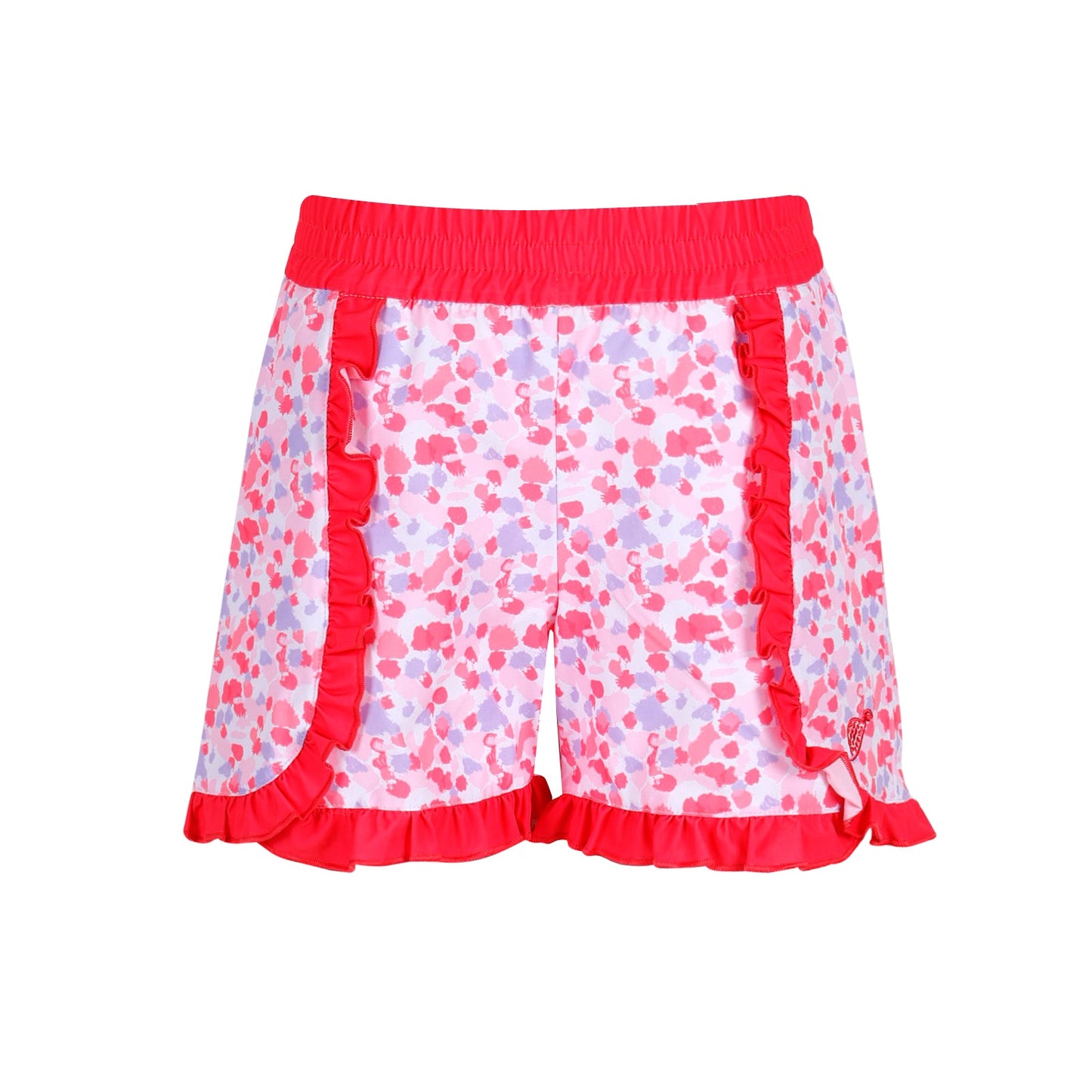 Girls Sutton Ruffle Trim Woven Golf & Tennis Shorts  -Stroke of Genius Blush