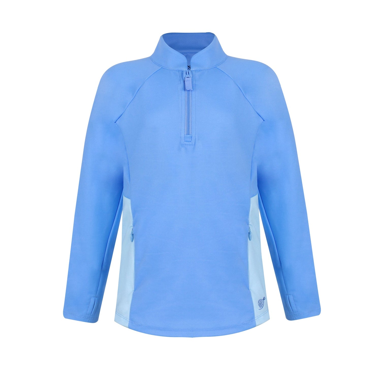 Girls Rowan 1/4 Zip Golf & Tennis Pullover  -Glacial Blue