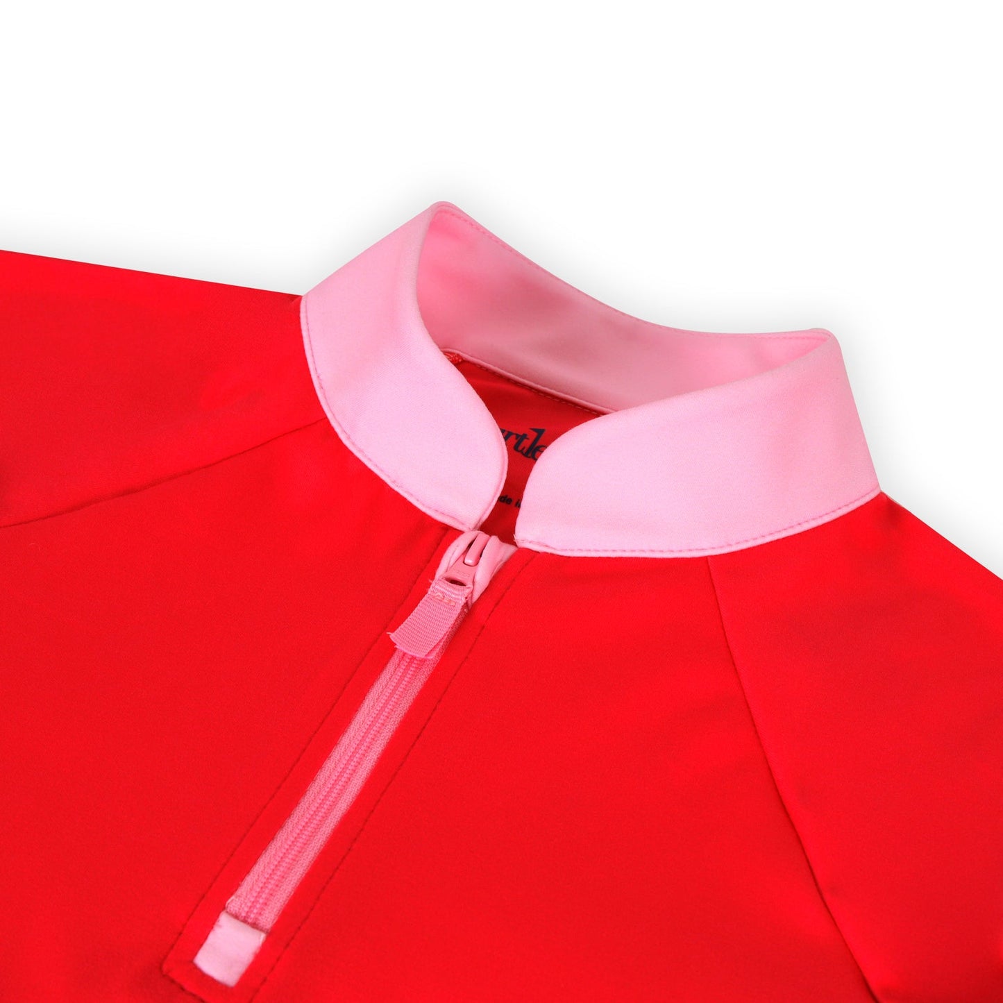 Girls Rowan 1/4 Zip Golf & Tennis Pullover  -Raspberry