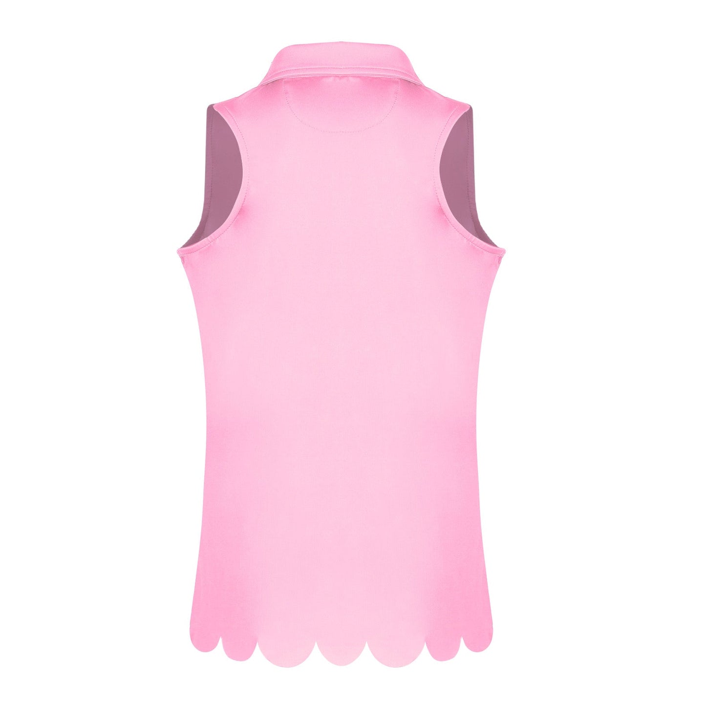 Girls Rylee Golf & Tennis Sleeveless Polo -Blush