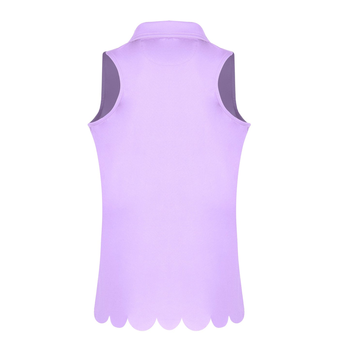 Girls Rylee Golf & Tennis Sleeveless Polo -Lavender