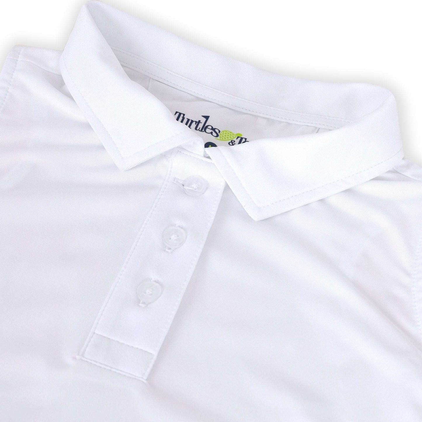 Girls Rylee Golf & Tennis Sleeveless Polo -White