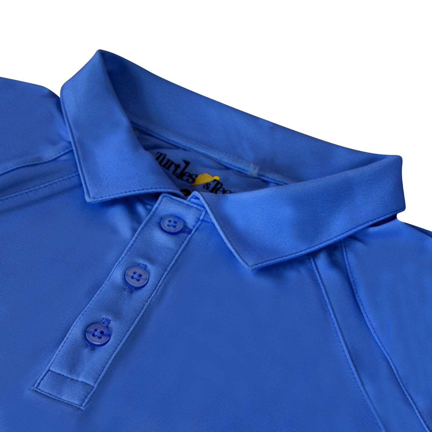 Girls Reagan Golf & Tennis Cap Sleeve Polo-Oasis Blue
