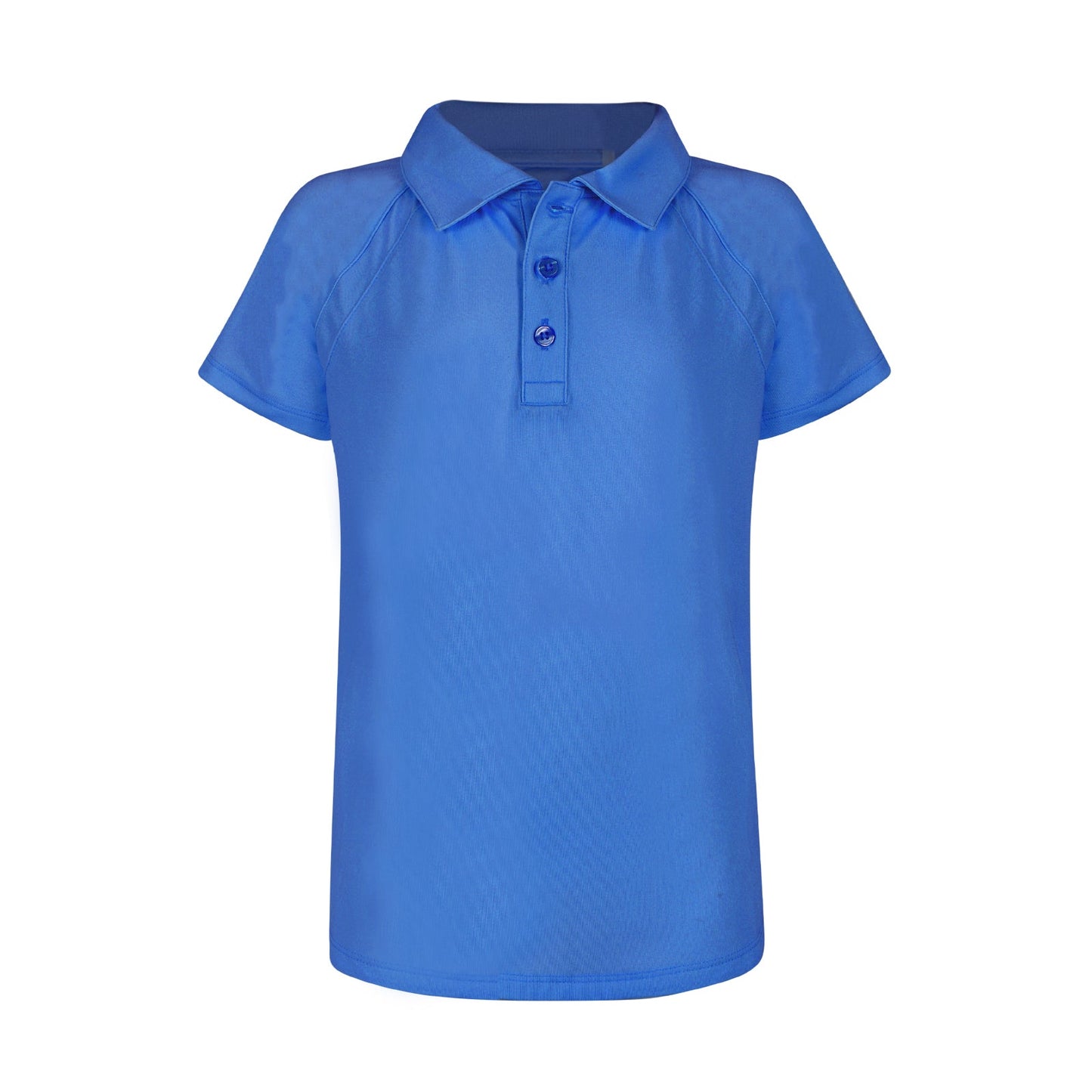 Girls Reagan Golf & Tennis Cap Sleeve Polo-Oasis Blue