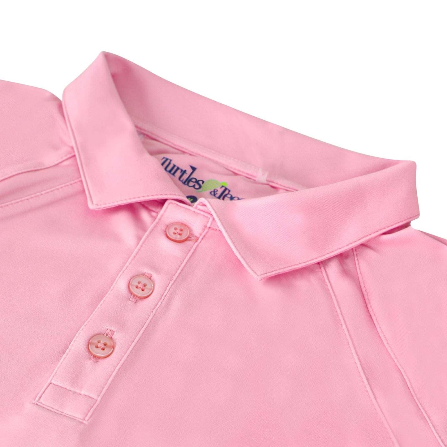 Girls Reagan Golf & Tennis Cap Sleeve Polo-Blush