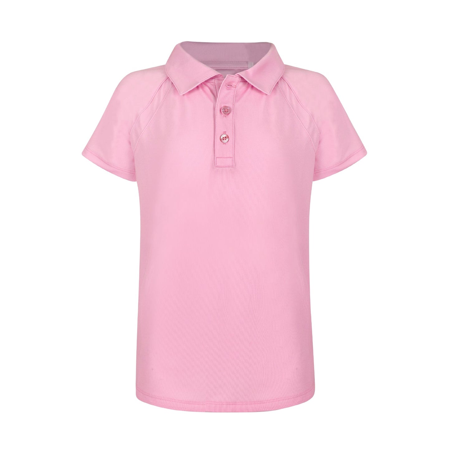 Girls Reagan Golf & Tennis Cap Sleeve Polo-Blush