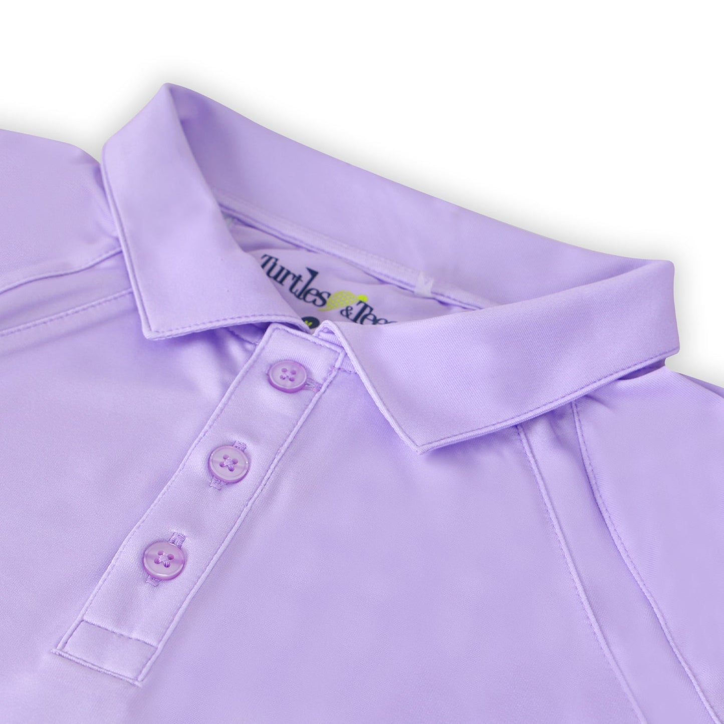 Girls Reagan Golf & Tennis Cap Sleeve Polo-Lavender