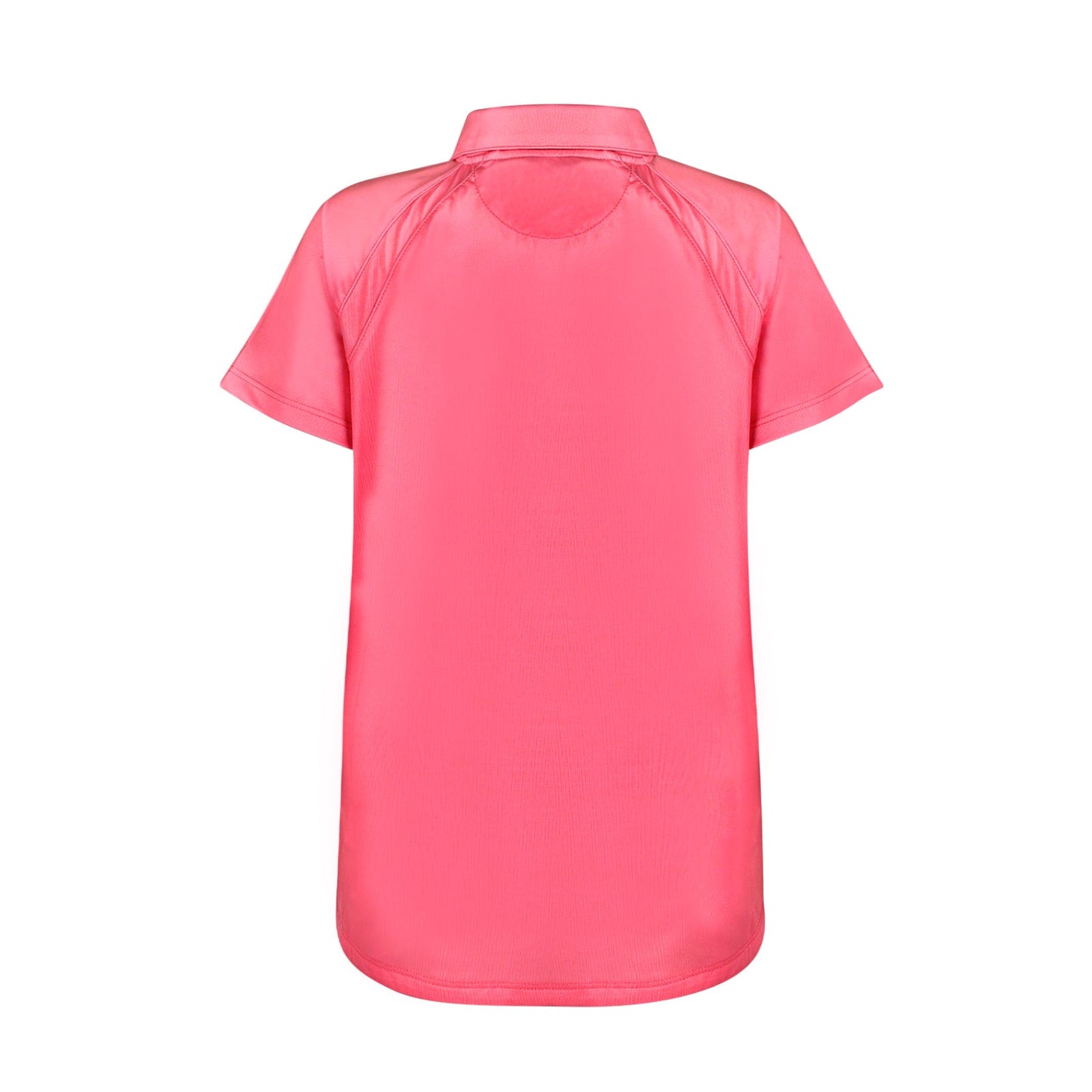 Girls Reagan Golf & Tennis Cap Sleeve Polo-Raspberry