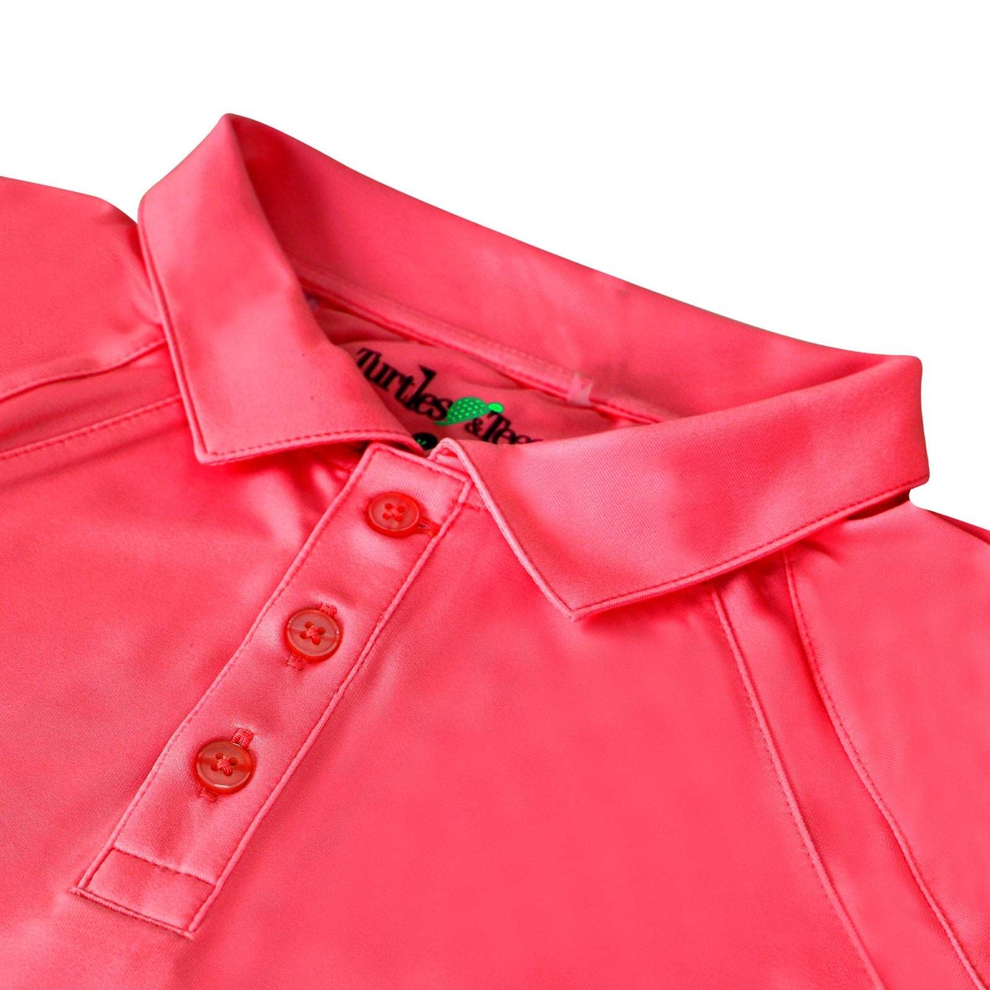 Girls Reagan Golf & Tennis Cap Sleeve Polo-Raspberry