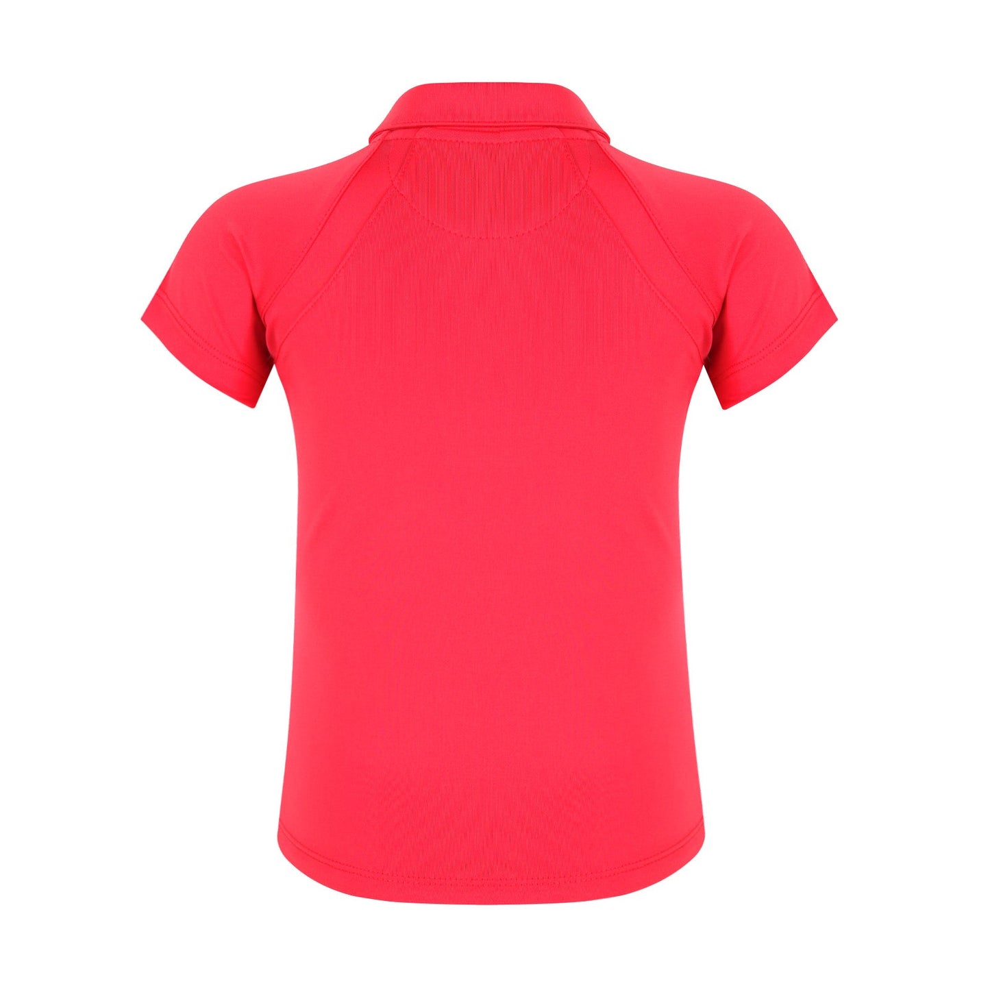 Girls Toddler Mini Reagan Cap Sleeve Polo -Raspberry