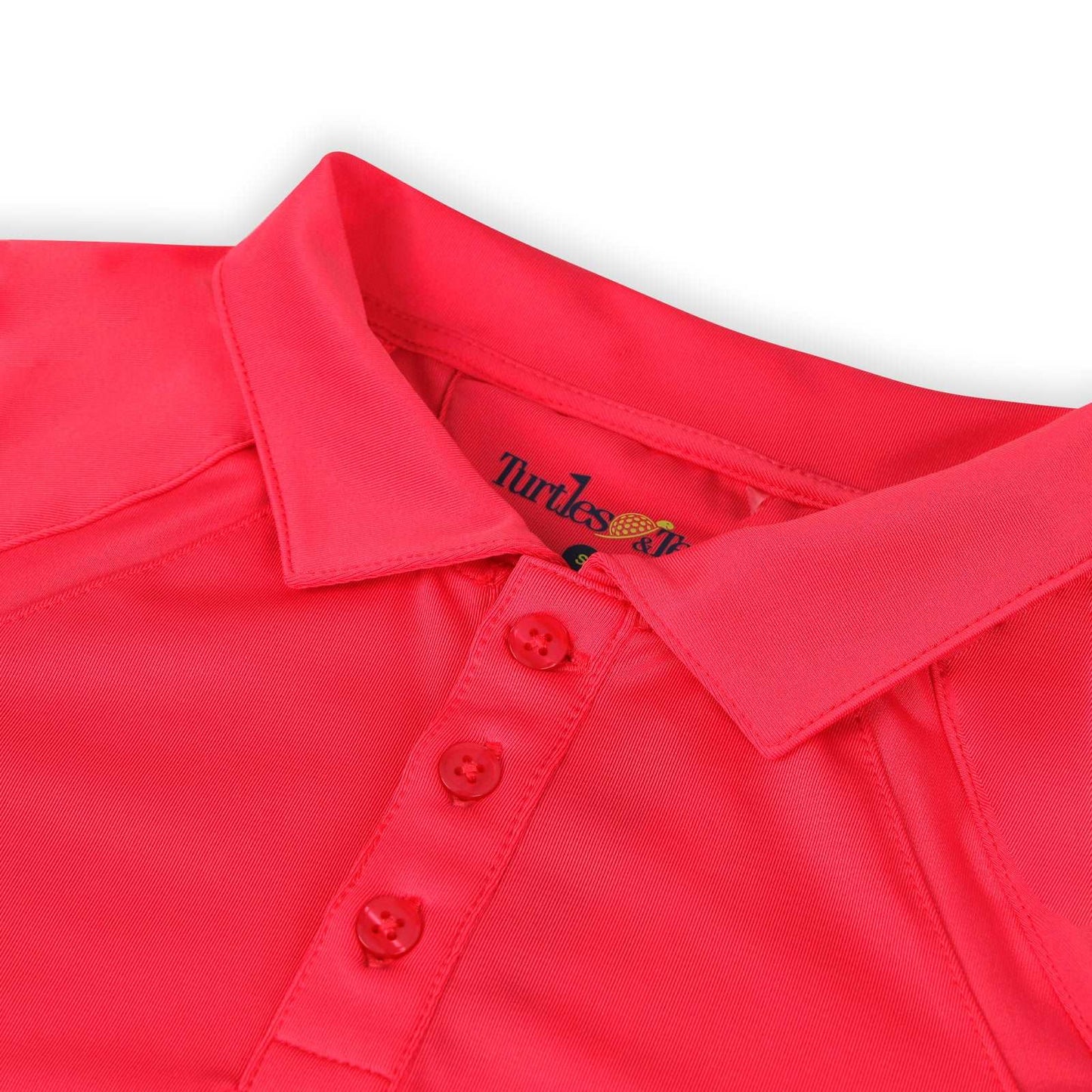Girls Toddler Mini Reagan Cap Sleeve Polo -Raspberry