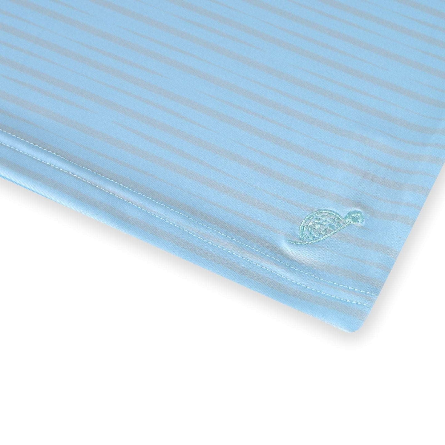 Men's Walker  Performance Polo -Sonoma Stripe Glacial Blue