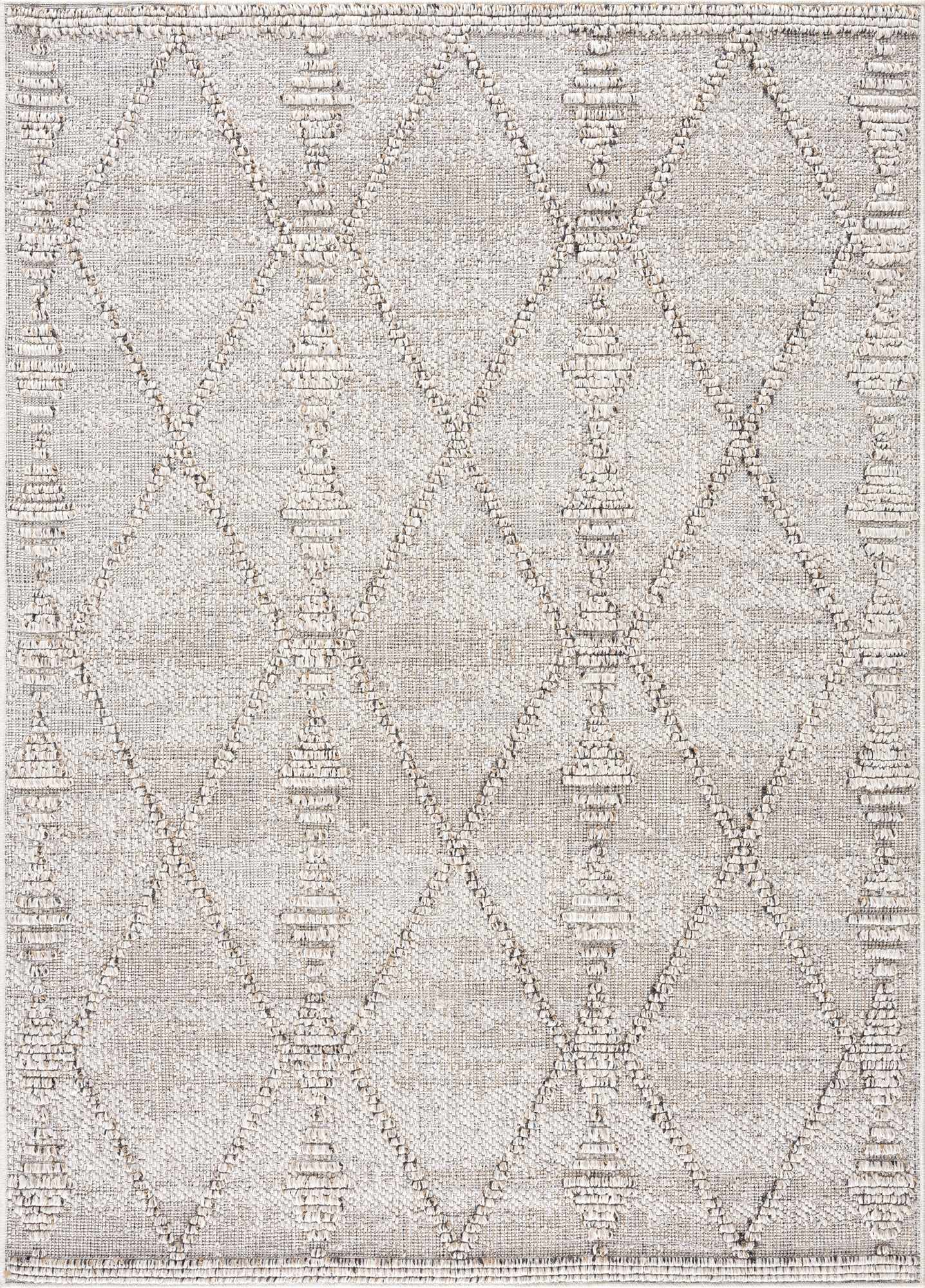 Nyla Bone Textured Small Rug - 2x3 Clearance