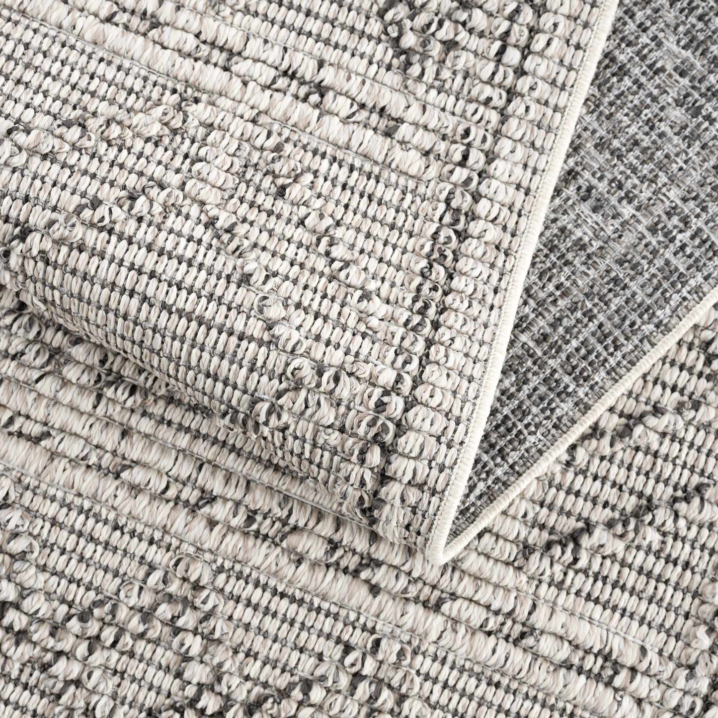 Diah Bone Textured Trellis Rug - Limited Edition