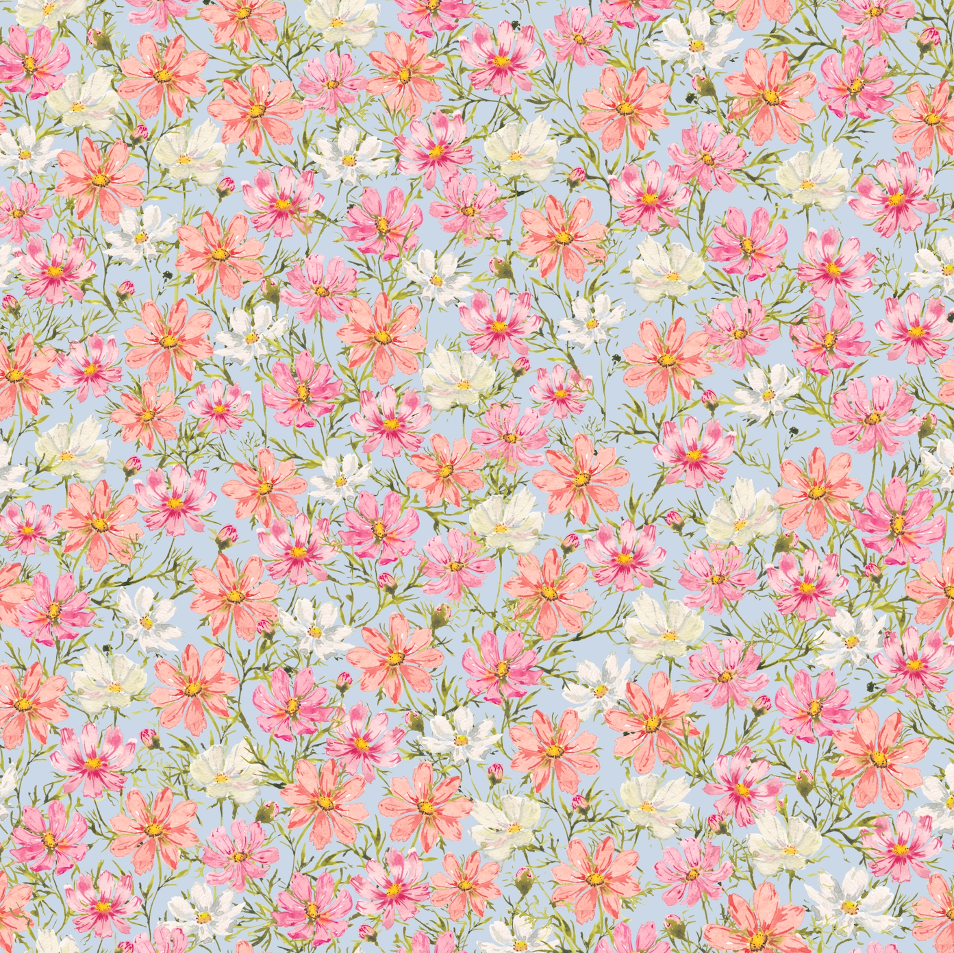 Zinnia Wallpaper by Ela Spurden