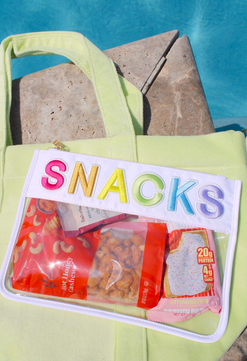 Snacks Clear Pouch