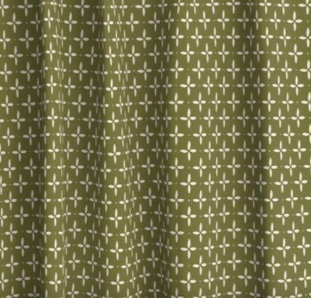 Folly Reverse in Olive Drapery Panel