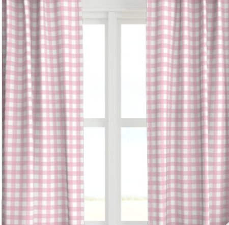 Iva in Sunset Pink Drapery Panel