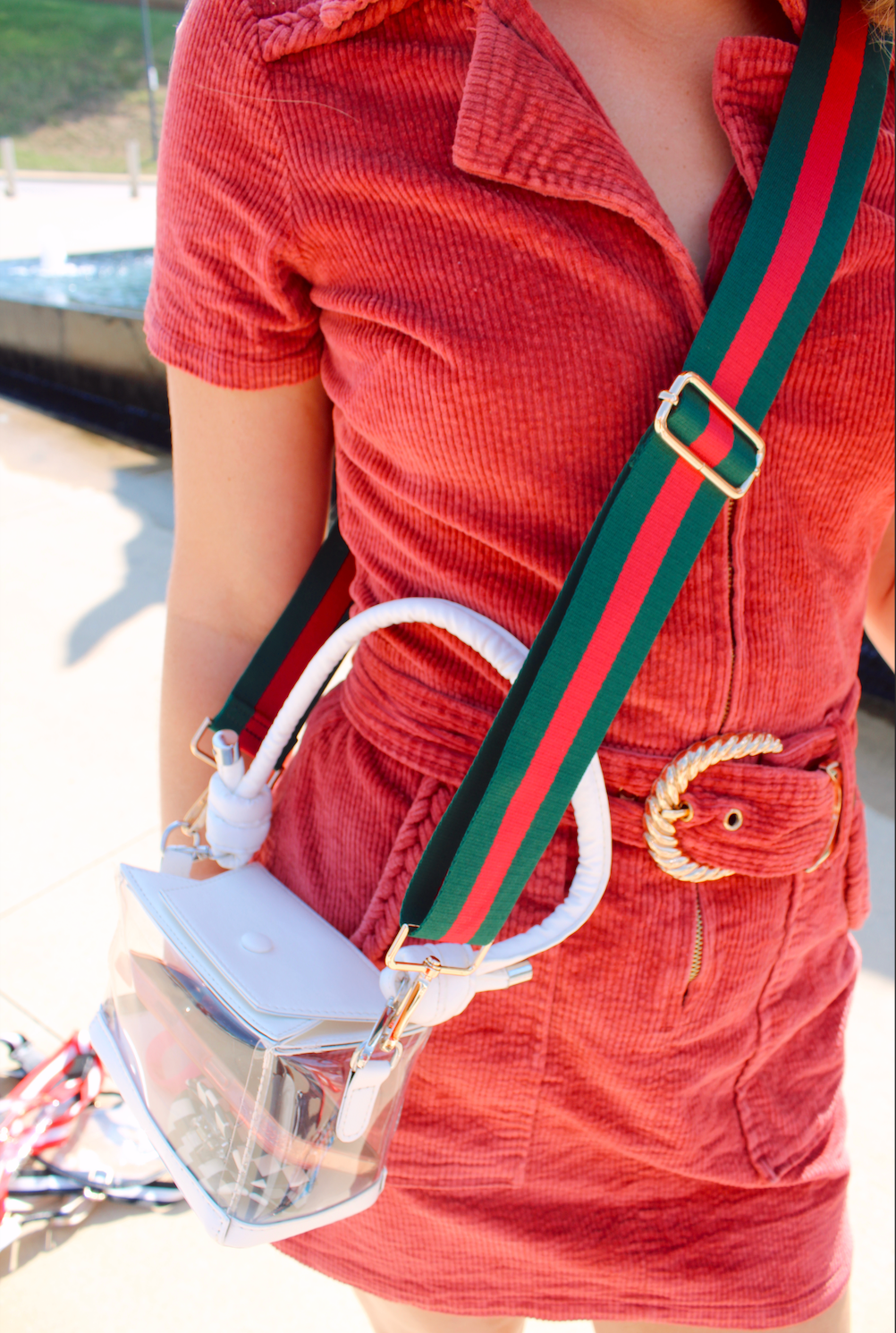 Knotted Mini Clear Gameday + Concert Purse