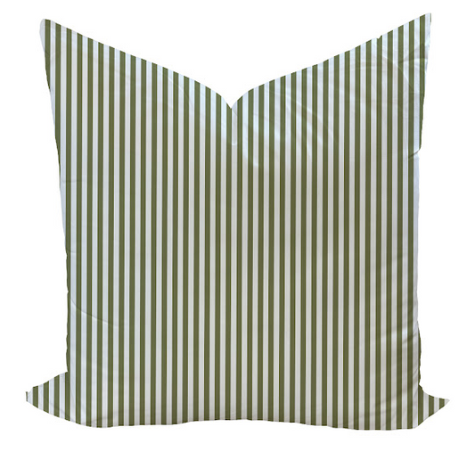 Carlisle Stripe in Mac Moss Green - Wheaton Whaley Home Exclusive