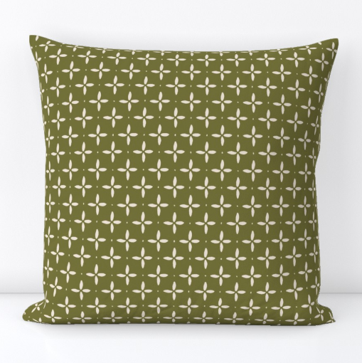 Folly Star Reverse in Olive - Wheaton Whaley Home Exclusive