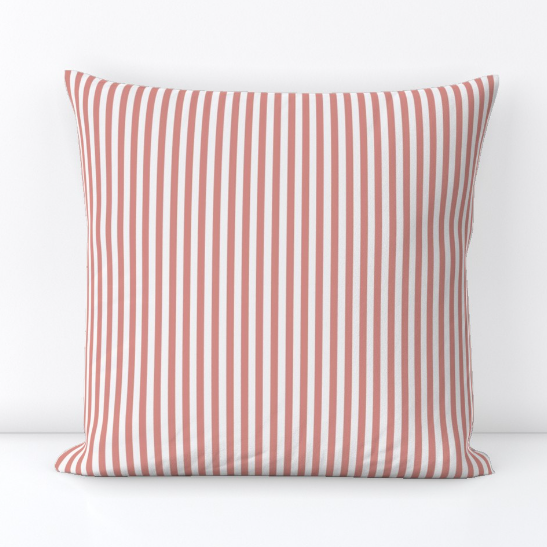 Carlisle Stripe in Coral - Wheaton Whaley Home Exclusive