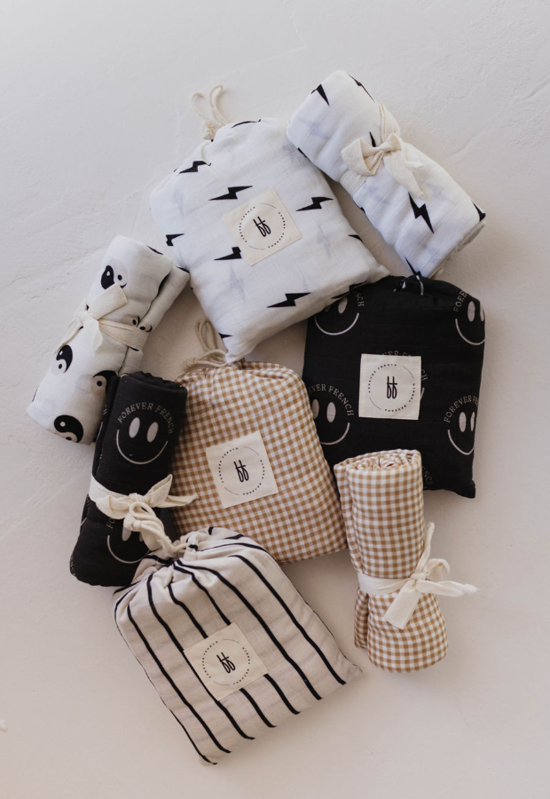 Black & White Yin Yang | Muslin Swaddle