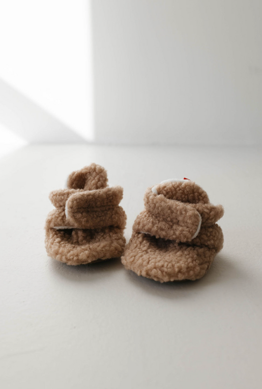 Sherpa Baby Booties