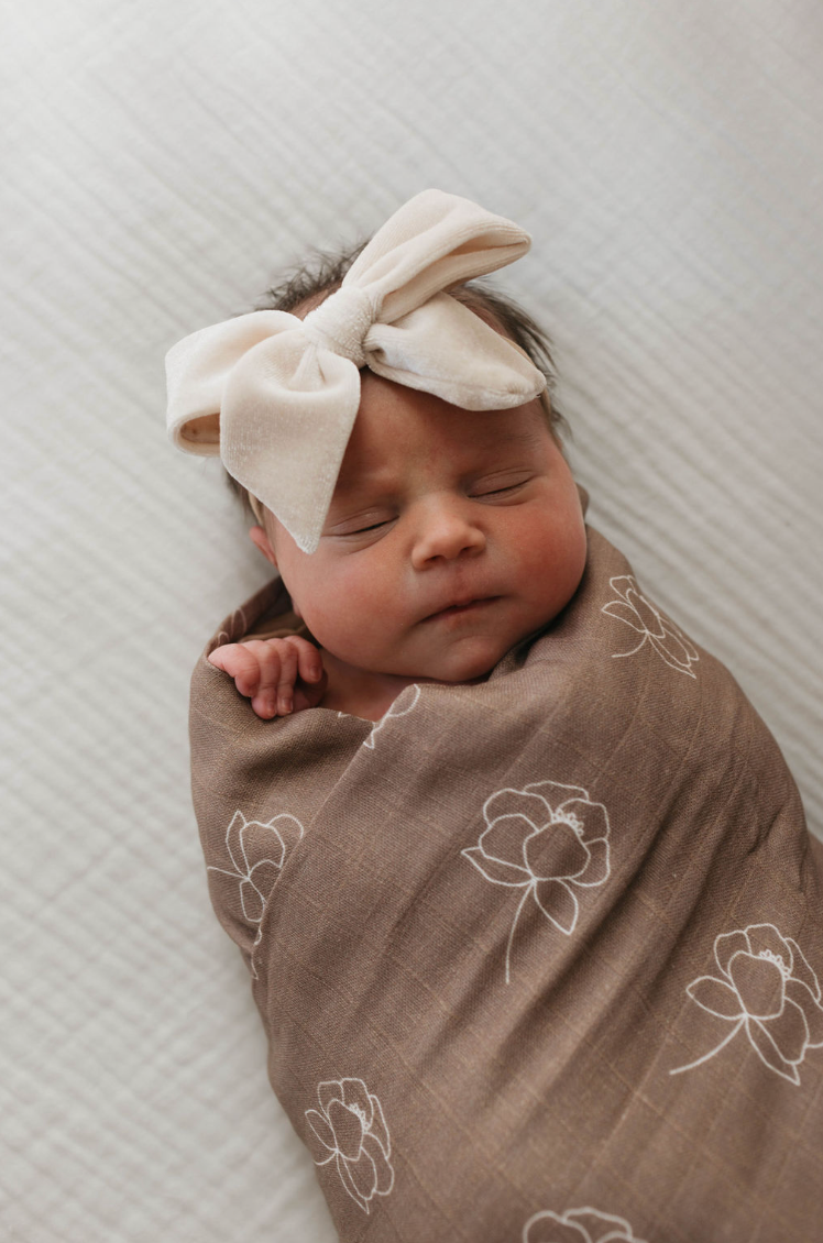 Sweet Dreams Floral   | Muslin Swaddle