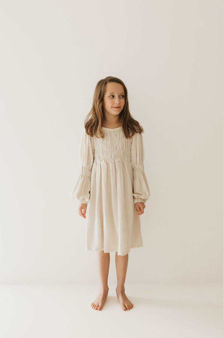 Flax | Linen Long Sleeve Dress