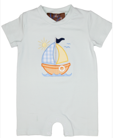 Just A Sailing Appliqué Romper