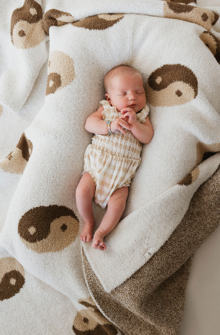 Golden Gingham | Tank Romper