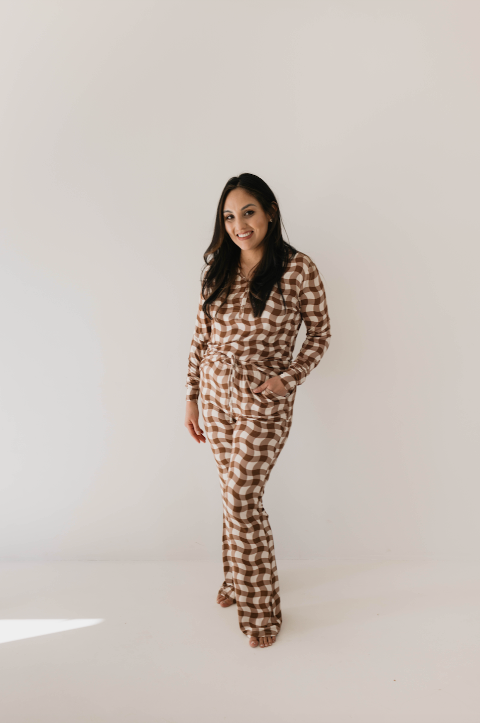 Groovy Gingham 🪩| Women's Bamboo Pajamas