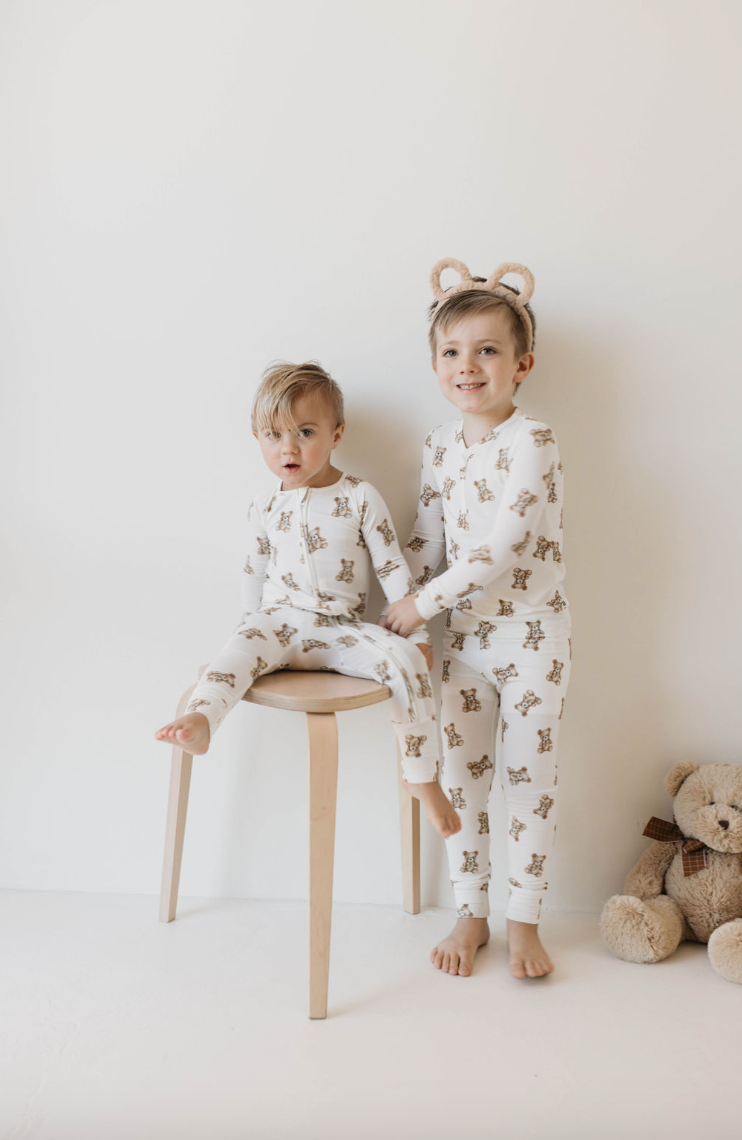 Kendy x FF Bears | 🧸  Bamboo Zip Pajamas