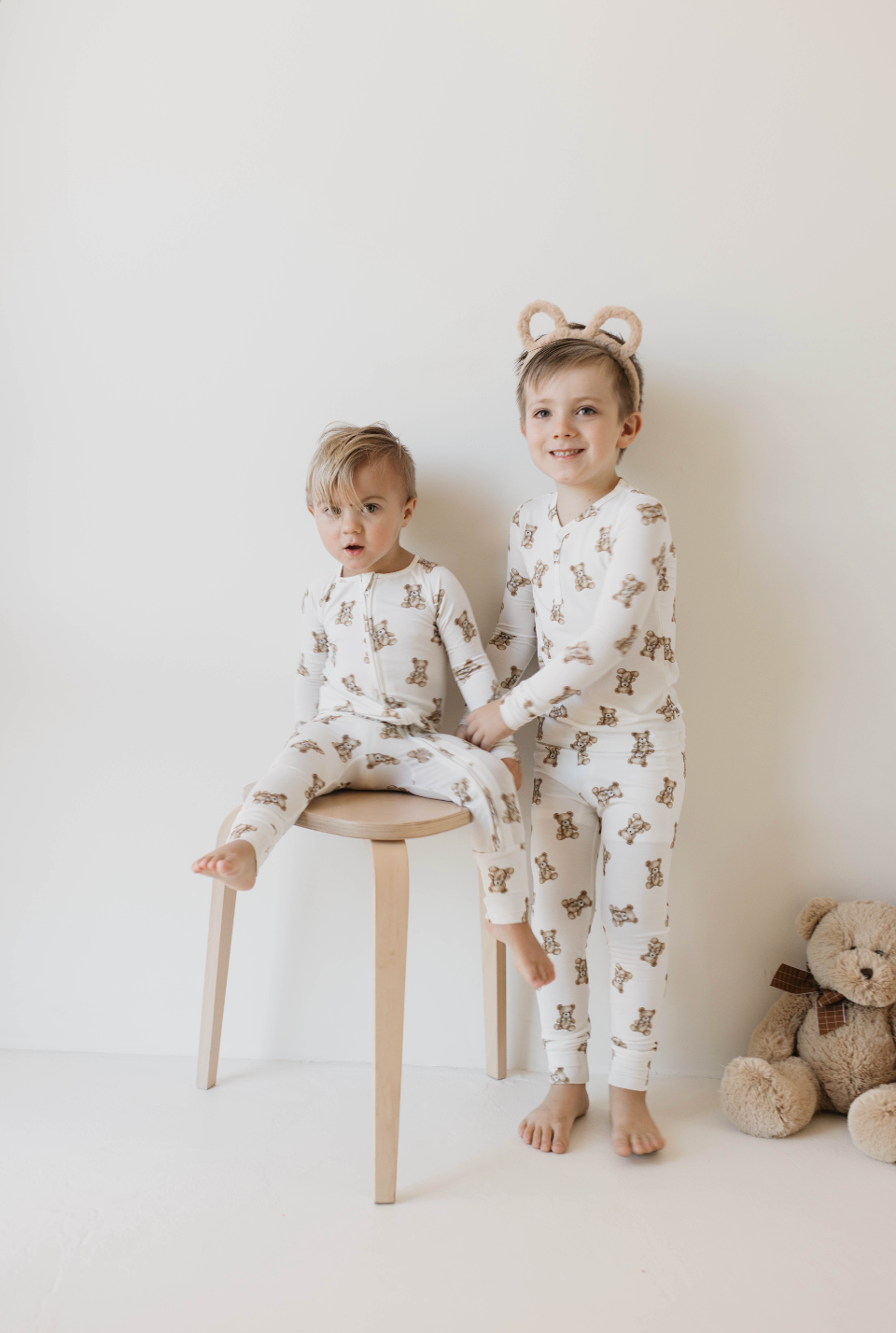 Kendy x FF Bears | 🧸 Two Piece Bamboo Pajamas