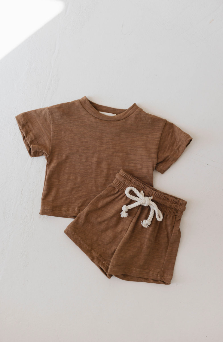 FF Basic Short Set | Brown