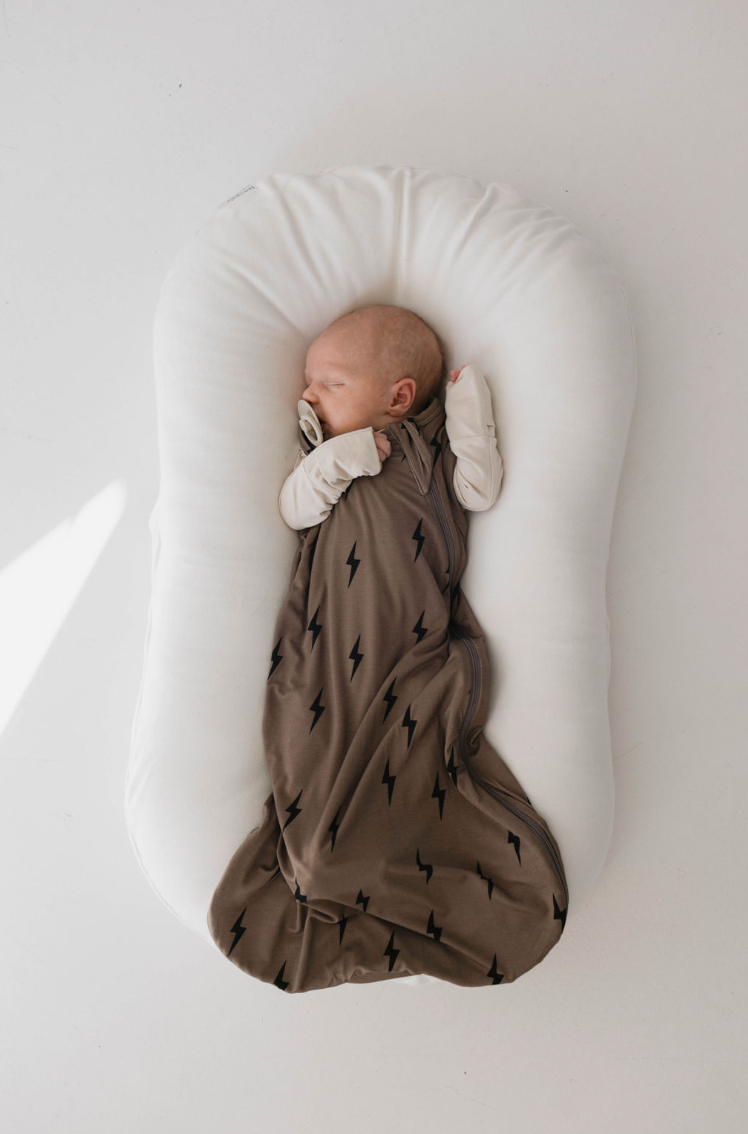 Brown & Black Lightning Bolt | Bamboo Sleep Sack