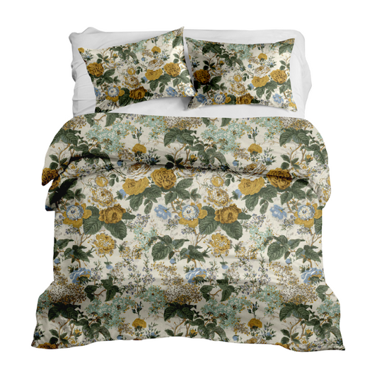 Georgia in Gold Duvet Cover