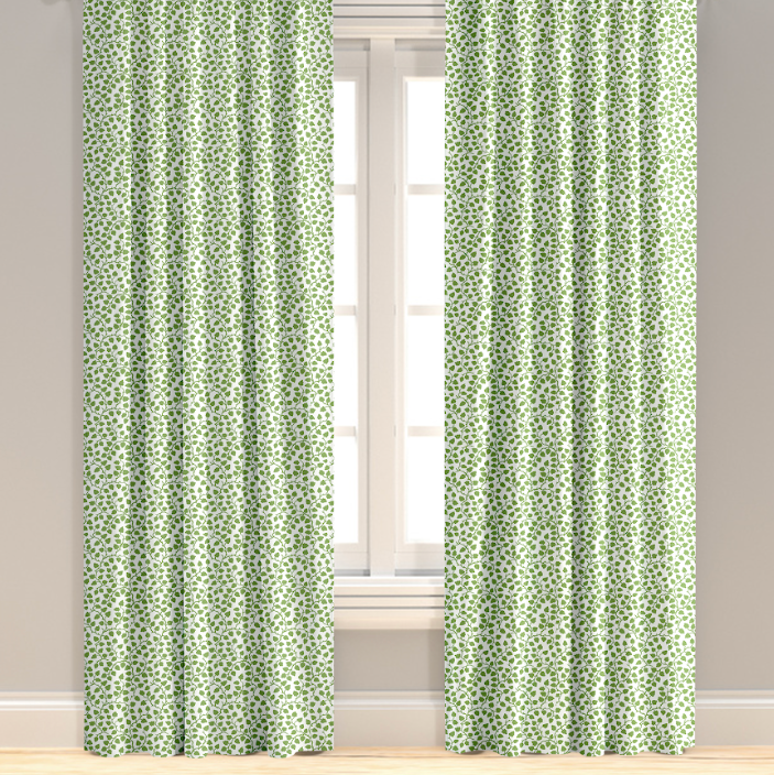 Audrey in Moss Drapery Panel