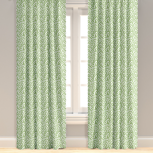 Audrey in Moss Drapery Panel