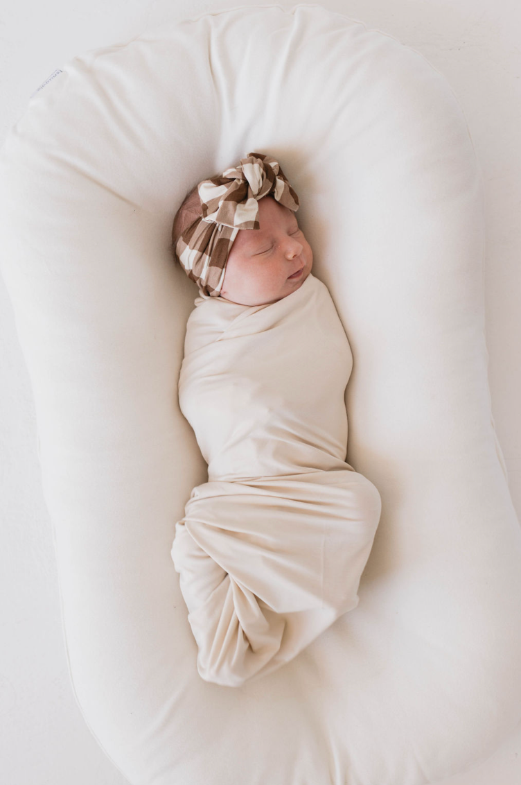 Bamboo Swaddle | Camel